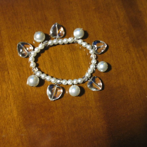 Oriental anklet for belly dance new, silver
