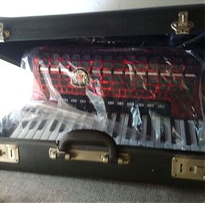 Ακορντεόν accordion piano ROYAL STANDARD METEOR 120 bass