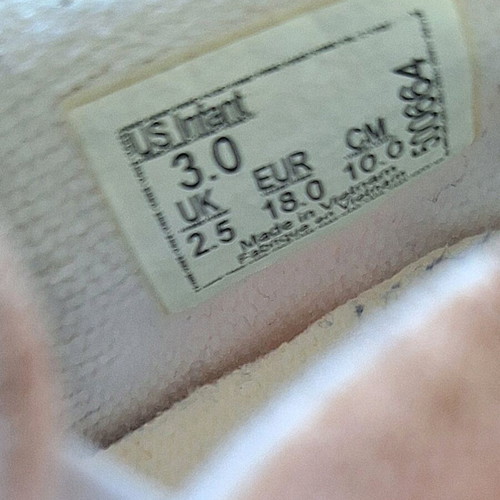 Vans baby shoes used, size 18