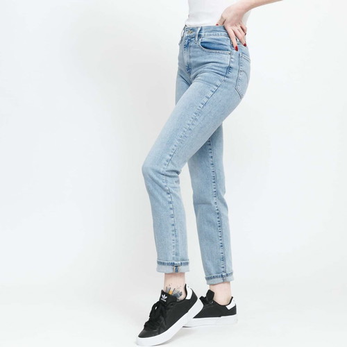 Levis 724 High Rise Slim Straight Jeans new, light blue, W29/L31