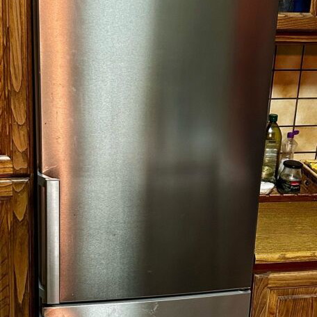 Morris T71326CAP refrigerator freezer like new, inox, 326 liters