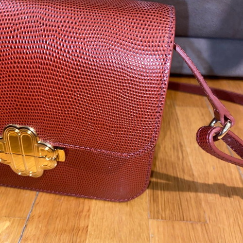 Maje leather bag new 20x15 with dust bag