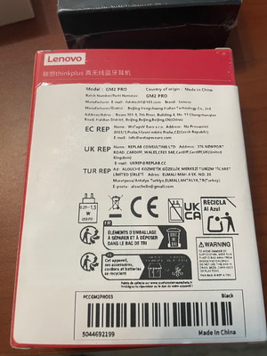 Lenovo GM2 Pro ακουστικά Bluetooth 5.3 καινούργια με διπλή λειτουργία