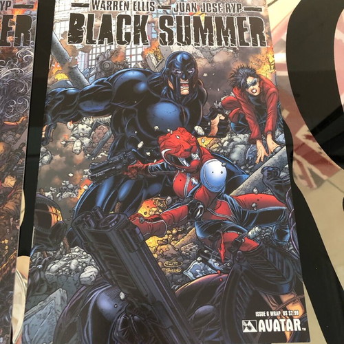 Black Summer set of 8 comics new, Warren Ellis, Juan Jose Ryp, Avatar Comics