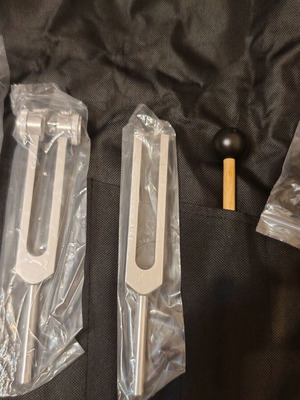 Pogolab TF-01 Tuning Fork Set 128Hz 256Hz 512Hz New
