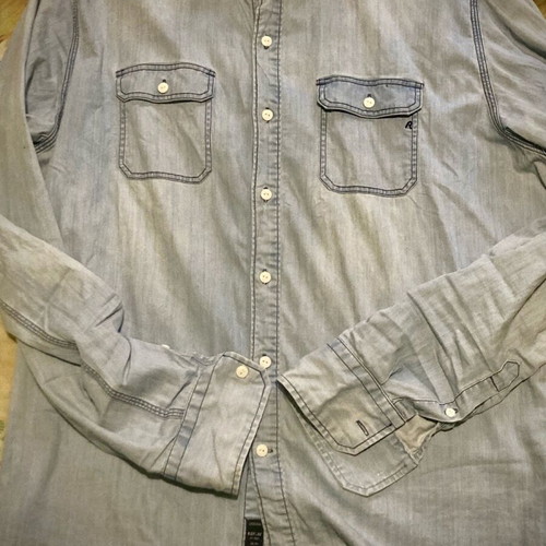 Replay denim shirt XL like new, light blue