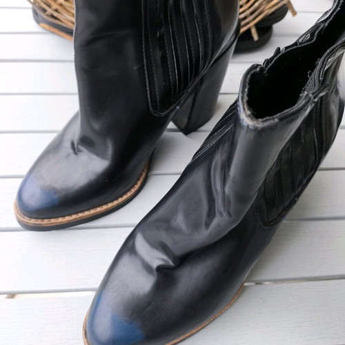 Pull & Bear ankle boots blue black size 39 like new