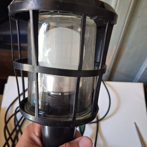 Kompernass portable work lamp with glass protector like new