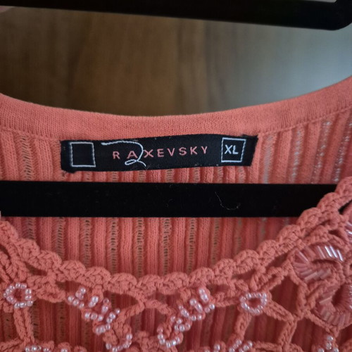 Raxevsky coral elastic top like new, size XL