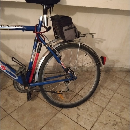 Bicycle 26 inch used, city bike with front suspension and seat post shock absorber
