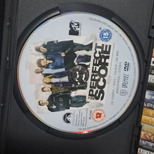 The Perfect Score DVD, adventure and social genres, subtitles