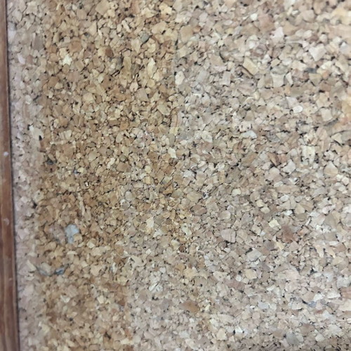 German cork message board 60/40 cm used