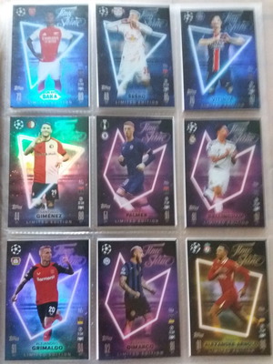 Champions League & Europa League 2024-2025 Match Attax pack 12 limited edition cards like new