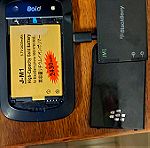  BlackBerry Bold 9900 3G, QWERTY, sim unlocked, factory reset, ** για επισκευή**