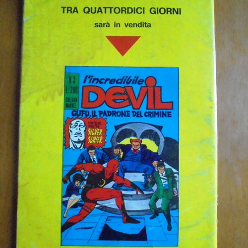 Daredevil #2 Italian edition 1970 used