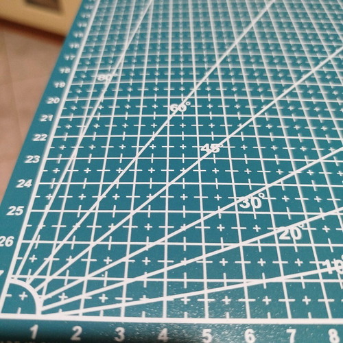 Green construction cutting mat new, size A3 30x45 cm