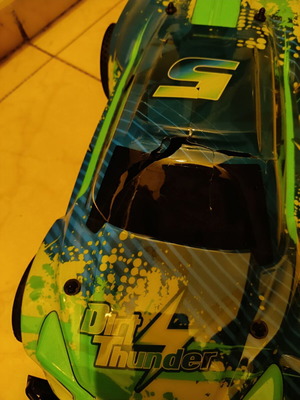 Remote control car like new with broken windshield