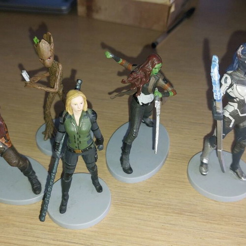 Marvel figures like new