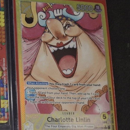 Charlotte Linlin OP17 leader card, One Piece TCG