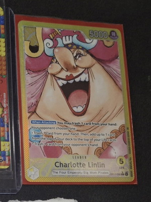 Charlotte Linlin OP17 leader card, One Piece TCG