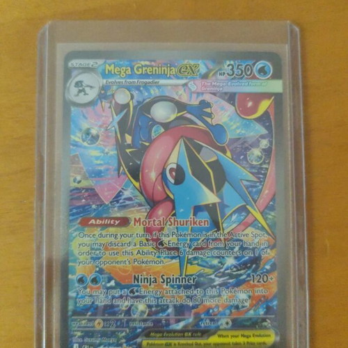 Mega Greninja ex Chaos Rising Pokemon card