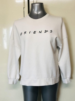 Πουλόβερ FRIENDS μεταχειρισμένο, μέγεθος M/L, άσπρο