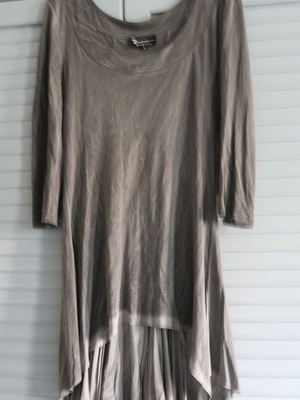 Gray long blouse used, size S, Room Collection