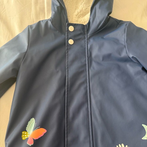 Marks & Spencer waterproof jacket for girl 4-5 years like new, blue