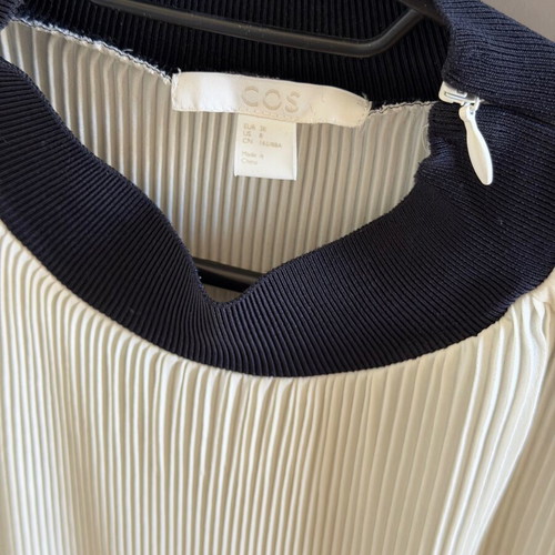 Silk blouse COS like new, size M, white and black
