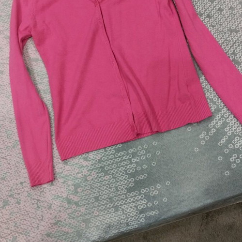 Spring cardigan like new, pink, one size