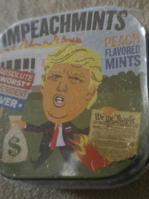 Trump Impeachmints collectible closed box new