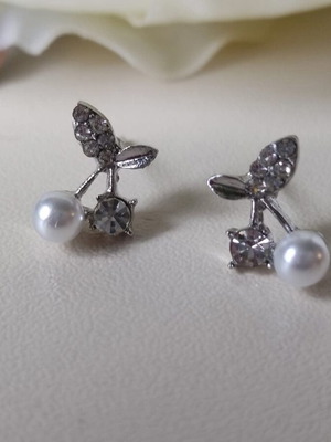 Earrings new, colorful with delicate shine