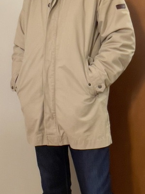 Pepe Jeans Πανωφόρι διπλό μεταχειρισμένο, μπεζ, μέγεθος L