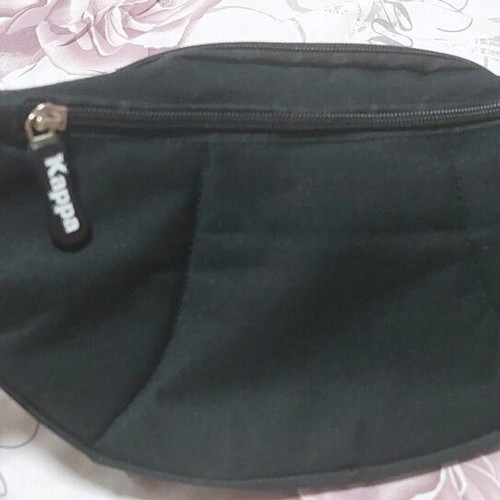 Kappa men's bag black like new with multiple pockets