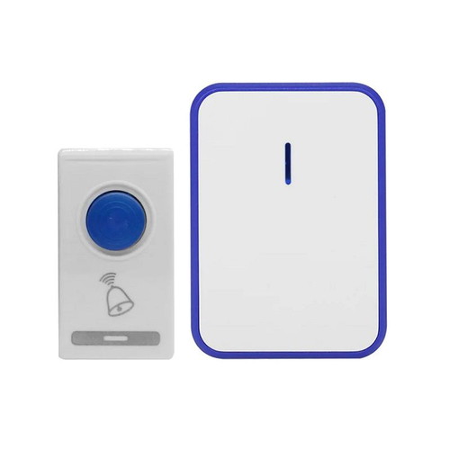Wireless Doorbell 201A new, white/blue