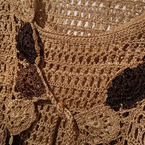Angela Nicole crochet top and cardigan set, size Medium, like new
