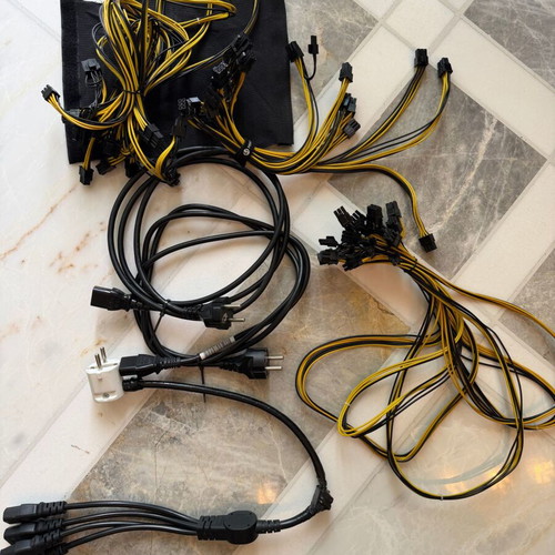 Server power supply 4 x 750W used, 3000W platinum PSU with cables