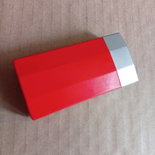 Marlboro pocket ashtray like new, metal red and silver