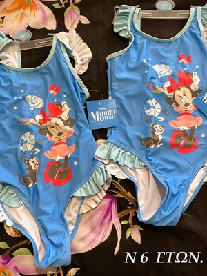 Children's swimsuits new, size 6 years, Mickey Mouse Clubhouse blue