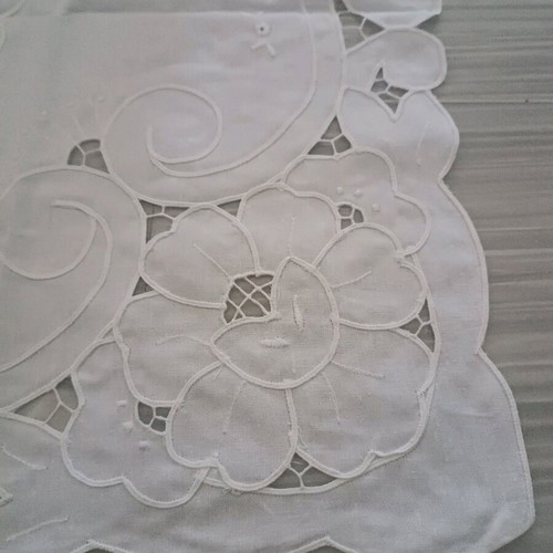 Decorative table square new, white 85x85 cm