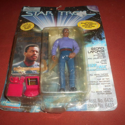 Star Trek Geordi LaForge figure 1995 like new