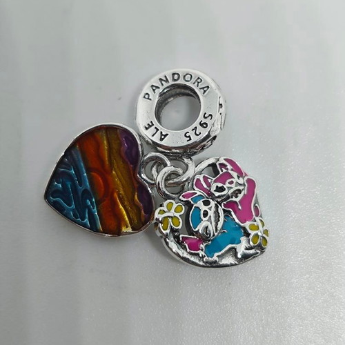 Disney Lilo & Stitch Silver Charm pendant 925 like new