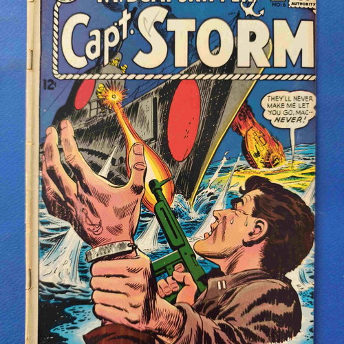 Capt. Storm 6 comic book used, English
