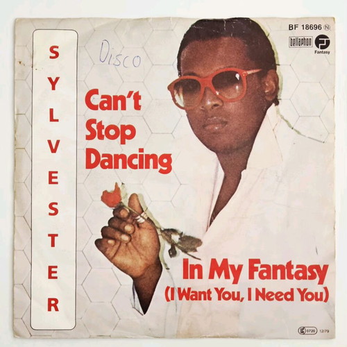 Sylvester Can't Stop Dancing 7" vinyl near mint, pink German edition