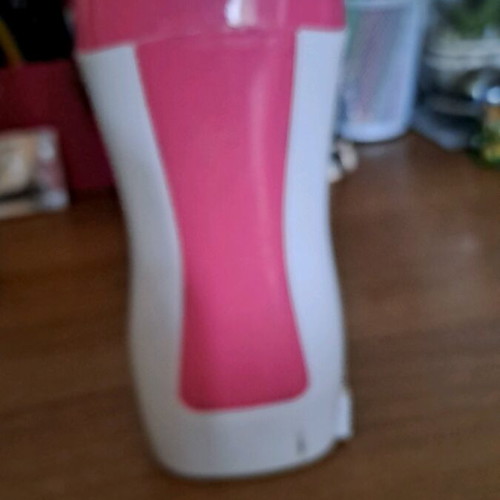 Hair removal wax heater used without charger