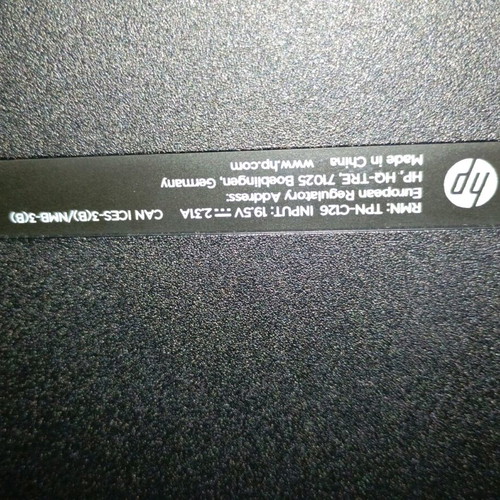 Hp laptop used, 15" screen, AMD E-Series, 4GB RAM, SSD