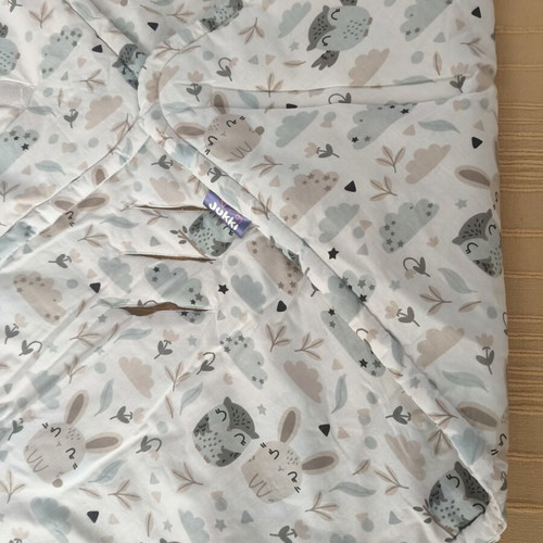 Jukki car seat blanket in pastel colors