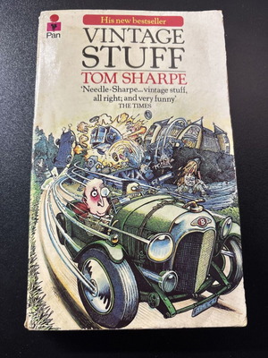 Vintage Stuff Tom Sharpe book used in English