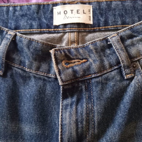 Motel Baggy High Waist Denim Jeans like new, size M, black