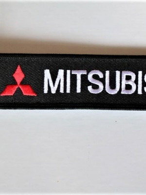 Mitsubishi Μπρελόκ Υφασμάτινο Κεντητό embroidery ελαφρύ 13 εκατοστά κλειδιά κλειδί